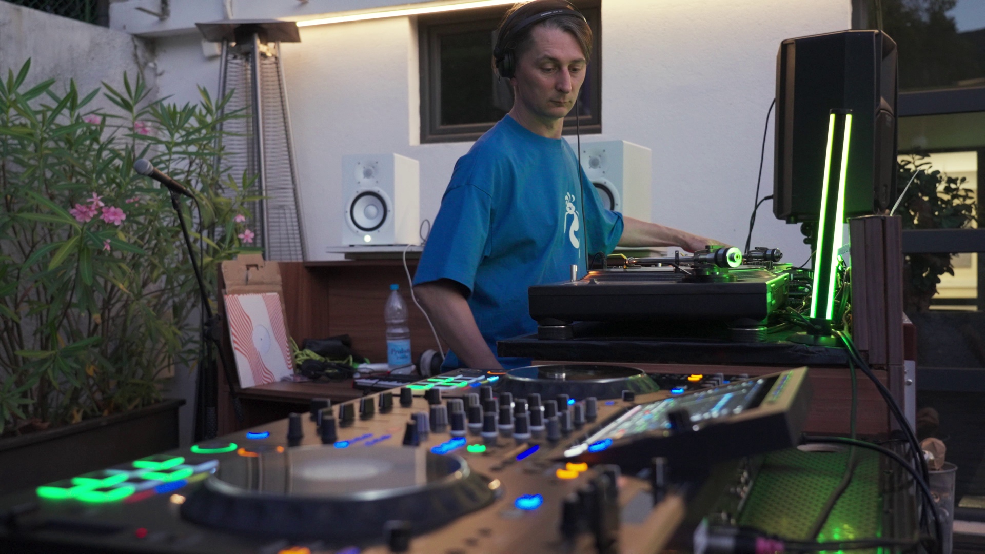 Studio equipment and guests at Open Day